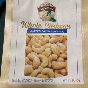 Noix de cajou consommable 100 % Bio